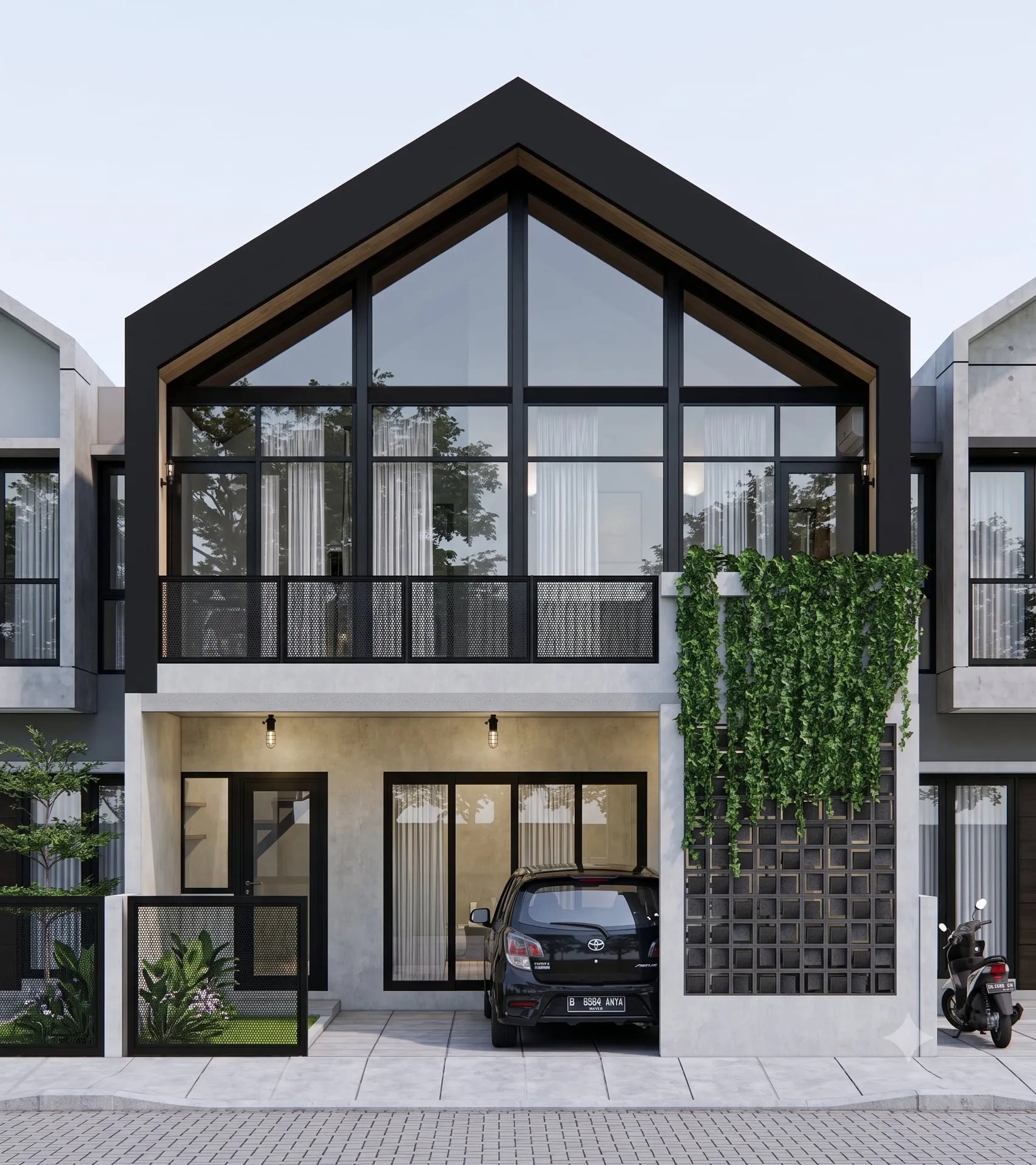 Fasad Rumah 2 Lantai